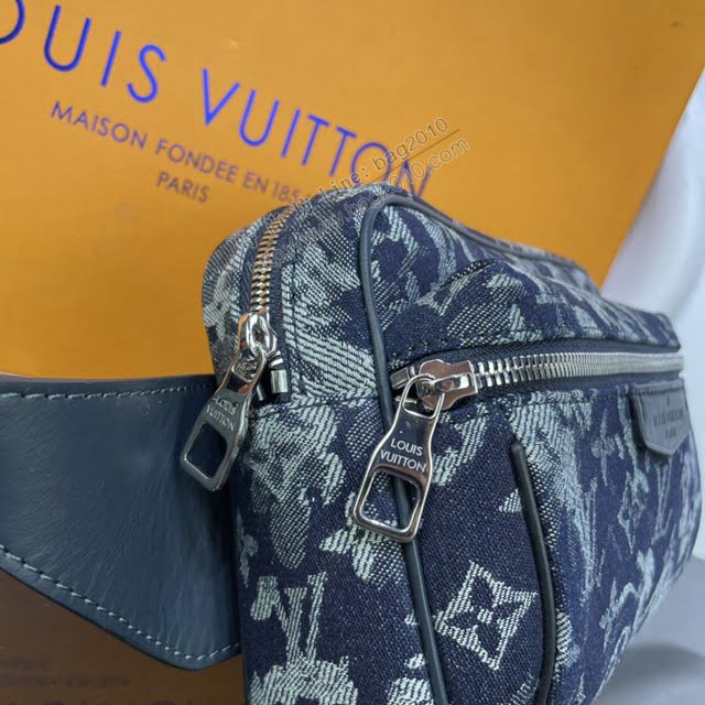 lv新款包包 路易威登Outdoor腰包 Monogram Tapestry帆布 經典Monogram lv斜跨腰包胸包 M57281  ydh4005